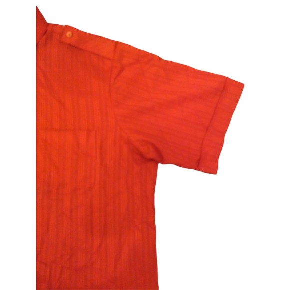 Vintage D'AVILA Red Short Sleeve Button Down Dress Shirt Size 2XL - Picture 5 of 10
